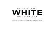 black and white hospitality